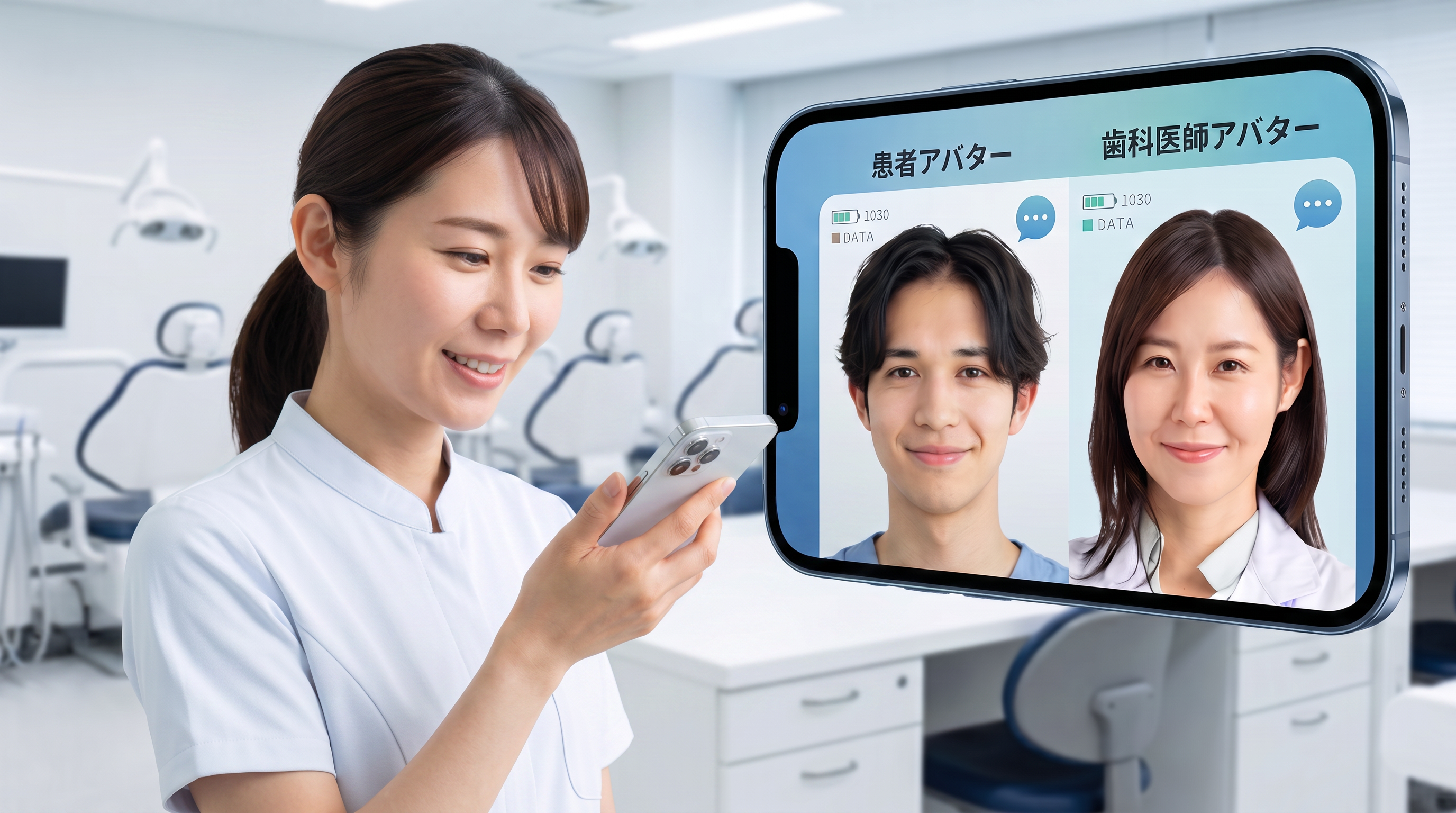 AIアバター学習のイメージ